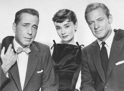 "Pars es para los amantes. Quiz por eso es que solo me qued durante 35 minutos" . Billy Wilder cont con Bogart para hacer pareja con Audrey Hepburn en esta comedia romntica.