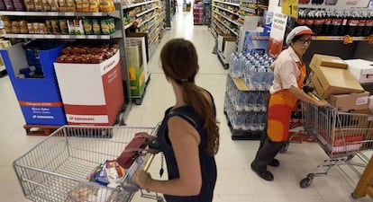 Uno de los supermercados de la cooperativa en Valencia.