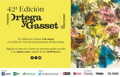cartel premios ortega y gasset