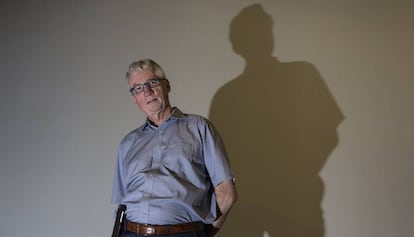 Frans de Waal, retratado ayer en el Museo de Ciencias Naturales de Barcelona (Nat), antes de recoger el premio. 