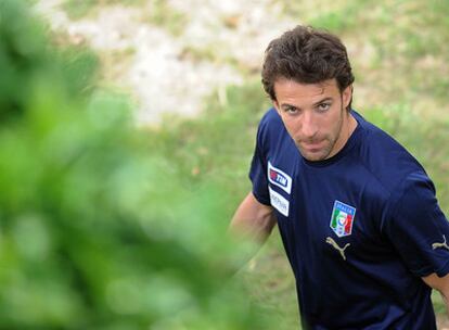 Alessandro del Piero, en la concentracin de Italia en Coverciano a finales de mayo.