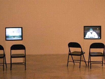 Un aspecto de la exposición <i>Listos para rodar</i>, de Gerry Schum.