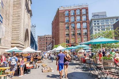 El Brooklyn Flea Market, un rastro donde se pueden encontrar todo tipo de antigüedades y objetos curiosos. 