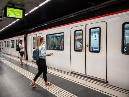 En la imagen, una de las estaciones de la L1 del Metro de Barcelona.