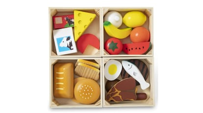 Set de comida de juguete para niños de 4 años