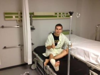 Jorge Lorenzo en el hospital