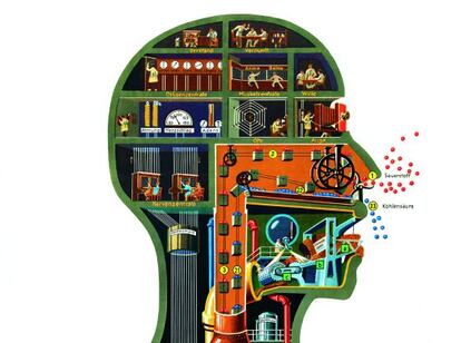 'El hombre como palacio industrial', el dibujo que dio fama a Fritz Kahn.