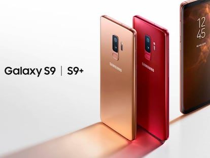 Nuevos Samsung Galaxy S9 en color dorado y rojo, uno de ellos llegará a España