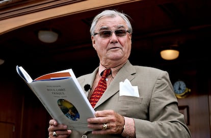 Enrique de Dinamarca durante la presentación de su nueva colección de poemas en Copenhague (Dinamarca), el 16 de junio de 2010.