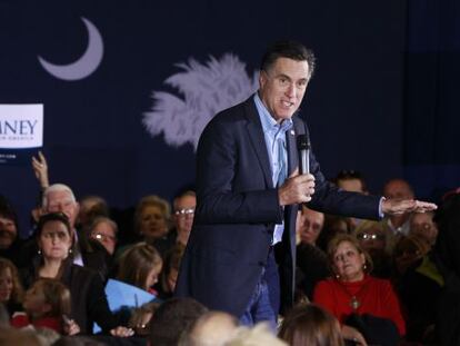 Mitt Romney, durante un acto de campaña en Carolina del Sur.