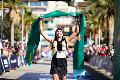 Yoel de Paz en la prueba Ultra Trail Mont Blanc Mallorca.