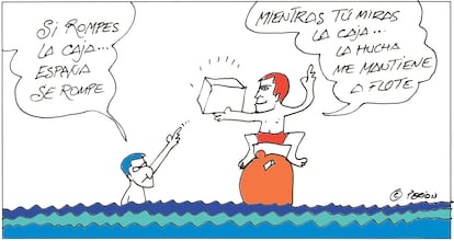 Viñeta de Peridis del 5 de agosto de 2025.