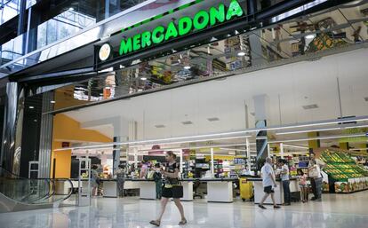 Supermercado de Mercadona en Barcelona.