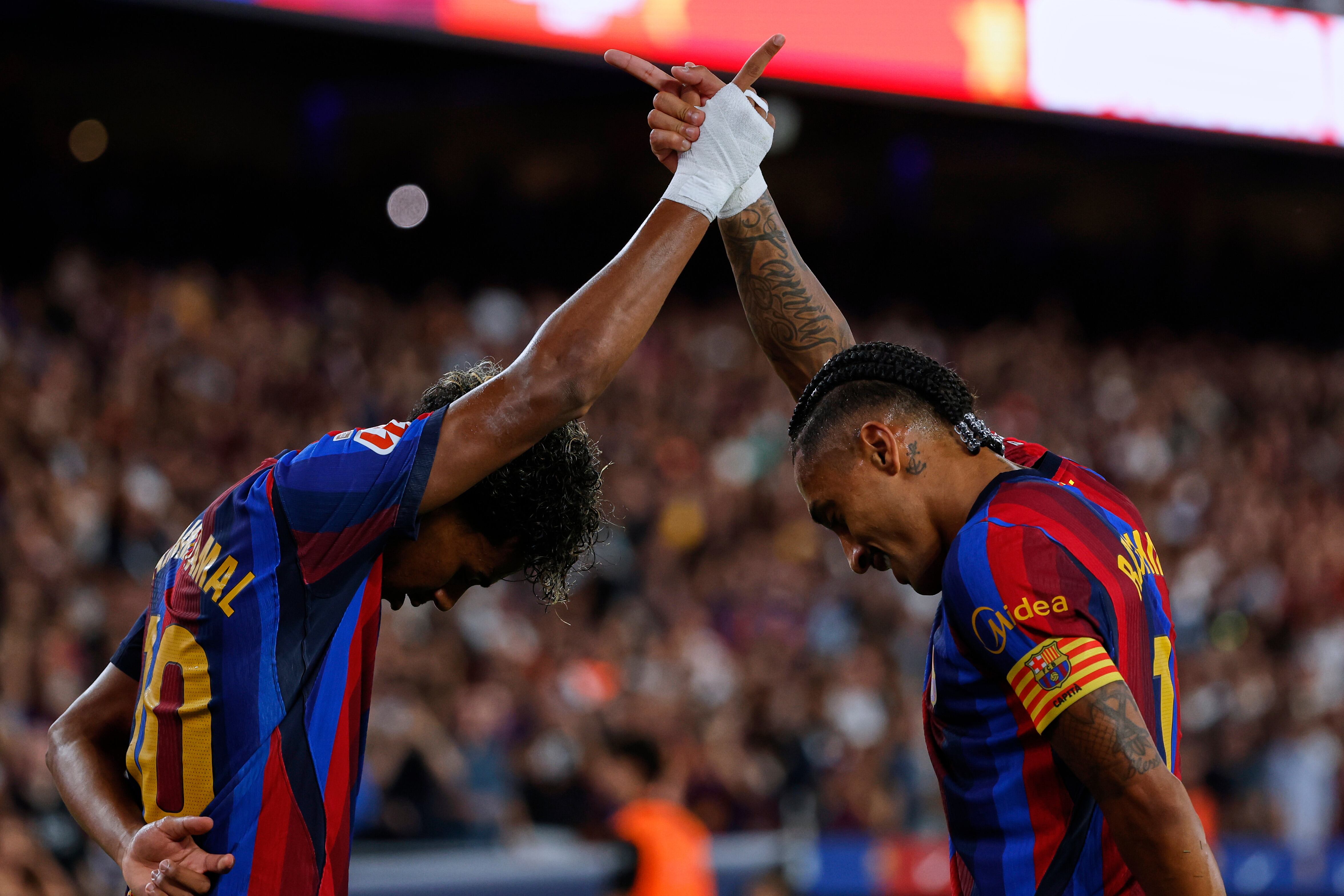 Raphinha sostiene el golpe ofensivo del Barça en una victoria exigente ante el Rayo