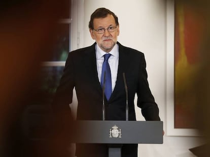 Mariano Rajoy, este martes.