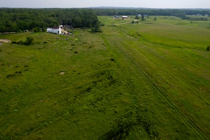 Granja Stoneridge, en Arundel (Maine, EE UU), en 2023, y cuyo suelo estaba contaminado con PFAS.