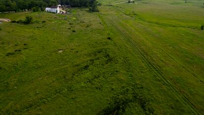 Granja Stoneridge, en Arundel (Maine, EE UU), en 2023, y cuyo suelo estaba contaminado con PFAS.