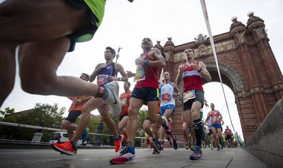 Participantes en la última edición de la cursa de la Mercè, en Barcelona.