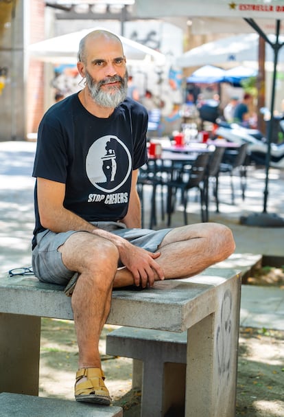 Daniel Pardo Rivacoba, miembro de la Assemblea de Barris pel Decreixement Turístic de Barcelona. 