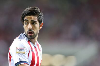 Pizarro, durante la final de la Concachampions.