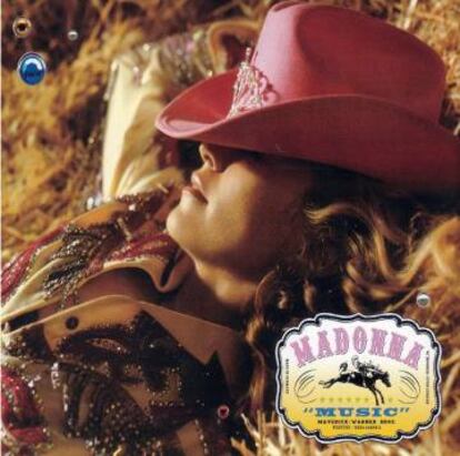 La portada del single de Madonna Music