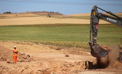 Obras en el municipio de Villar de Cañas (Cuenca).