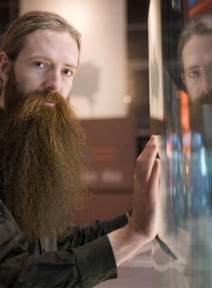 Aubrey de Grey, en Cosmocaixa, en Barcelona.