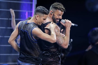 Ricky Martin durante la 61 edición de Viña del Mar.