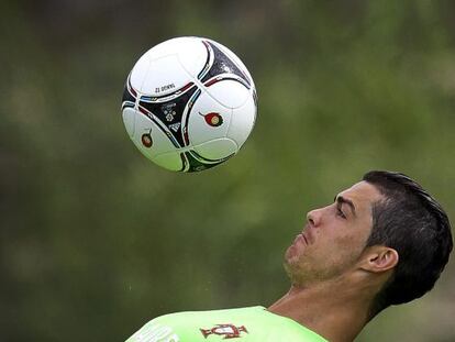 Cristiano Ronaldo, con Portugal.