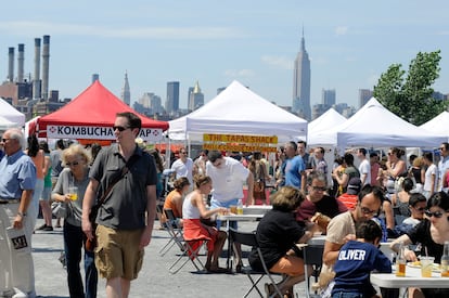 The Smorgasburg, un marcado gastronómico ubicado en Williamsburg (Brooklyn).