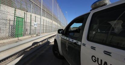 Sector A-13 of the Melilla security fence, where the majority of covert expulsions to Morocco are carried out.