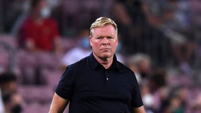 Ronald Koeman, técnico del Barcelona.