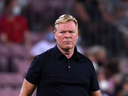 Ronald Koeman, técnico del Barcelona.