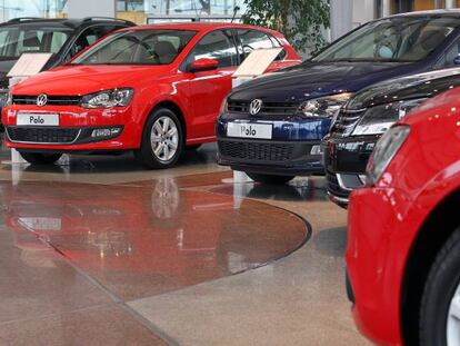 Venta de coches en un concesionario en Madrid.