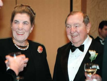 Barbara y Joe Allbritton, propietarios del Banco Riggs