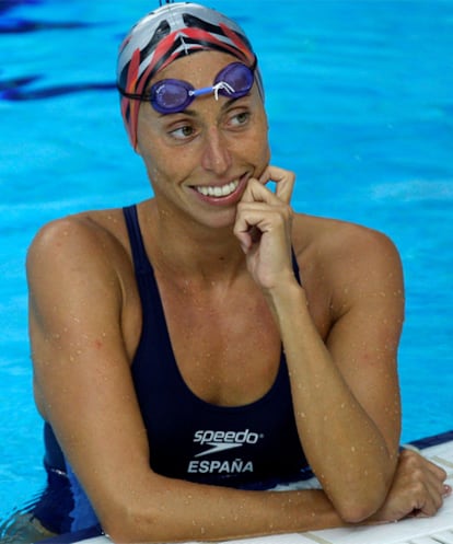 Gemma Mengual, durante los Juegos Olímpicos de Pekín 2008.