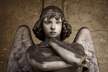 El Ángel de Monteverde, en el cementerio de Staglieno, en Génova.