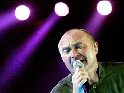 Phil Collins, en una actuación el pasado mes de julio en el Palau Sant Jordi de Barcelona.