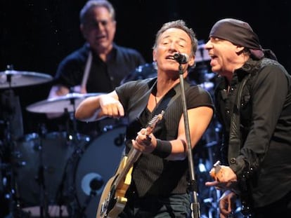 Bruce Springsteen y la E Street Band,en unconcierto en San Sebastián en 2012.