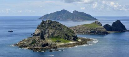 Tres de las islas en disputa.