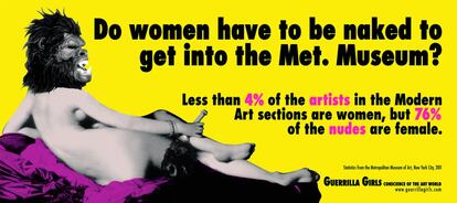 Do women have to be naked to get into the Met. Museum? (2012).