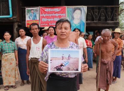 En las aldeas de Letpadaung han perdido el miedo tras el asesinato de Daw Khin Win durante una manifestación. Todo el pueblo exige justicia.