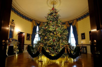 Uno de los grandres árboles que decoran la Casa Blanca.
