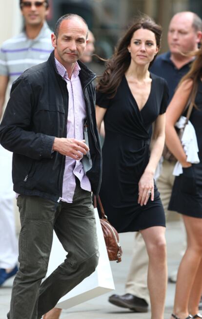 Kate Middleton, de compras en Londres una semana antes de la boda.