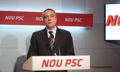 Pere Navarro, primer secretario del PSC.