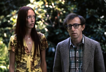 Shelley Duvall and Woody Allen, in 'Annie Hall' (1977).