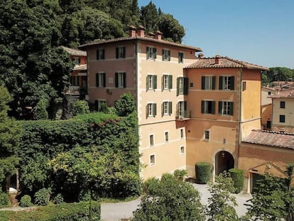 Vista de Villa La Vagnola, de Valentino Garavani.