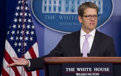 El portavoz de la Casa Blanca, Jay Carney.