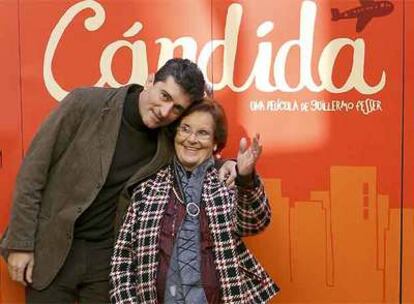 Guillermo Fesser y Cándida Villar, en la presentación de la película en Madrid el martes.