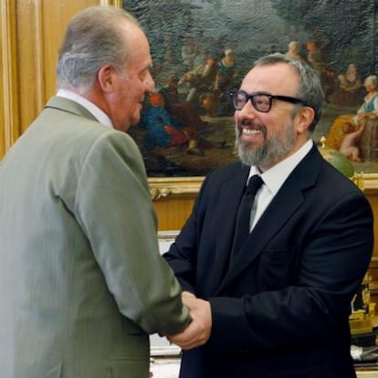 El Rey ha recibido a la Junta Directiva de la Academia de las Artes y las Ciencias Cinematográficas de España con motivo de su renovación